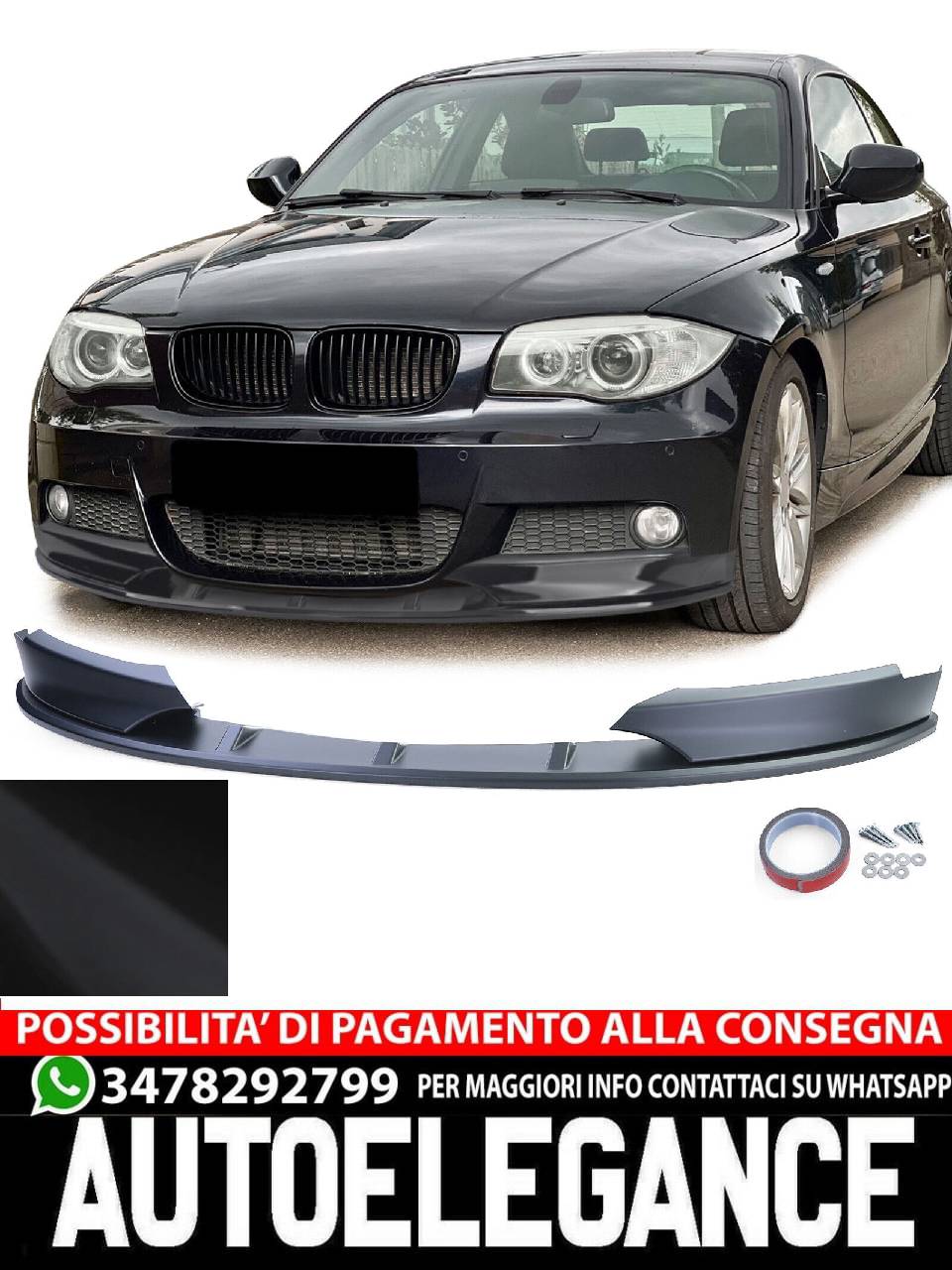 SPLITTER adatto per BMW 1er E82 E88 11-13