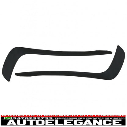 Front Bumper Splitter Wings Aerodynamic Eyebrows Suitable for Mercedes A-Class W176 (2012-08.2015) Design A45