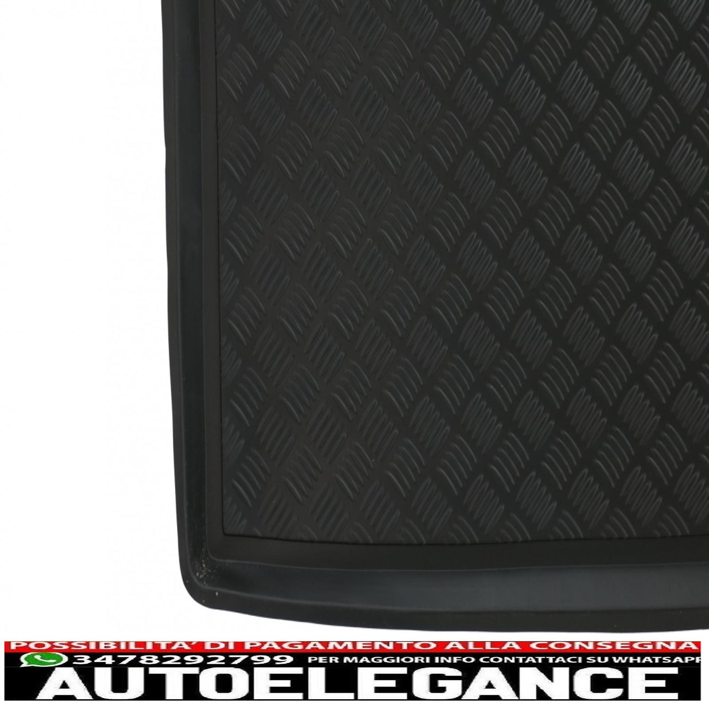 Black trunk mat suitable for vw golf 5 v (2003-2008) golf 6 vi hatchback (2008-2012)