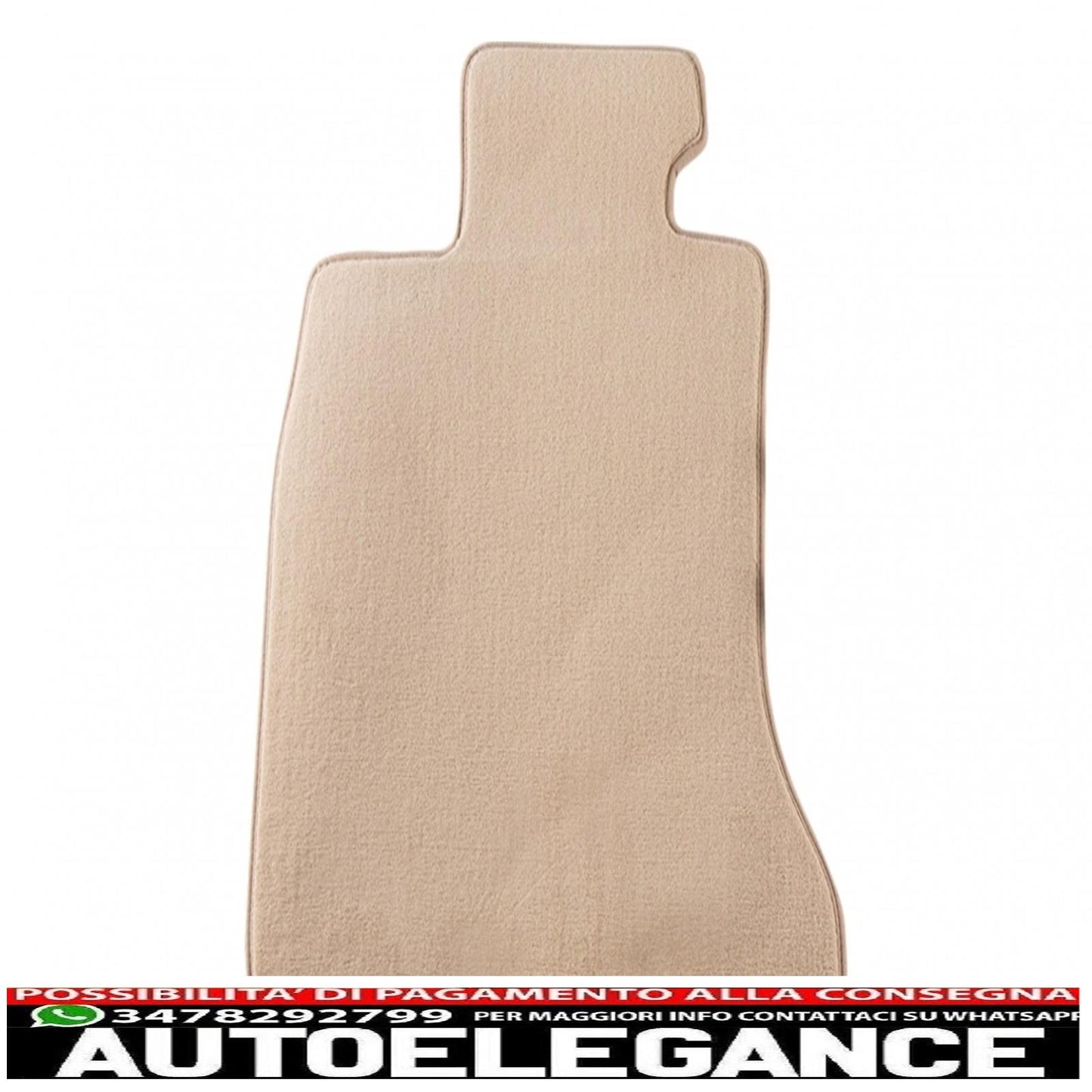 Beige carpet mat suitable for bmw 7 series (f01) 11/2008-09/2015
