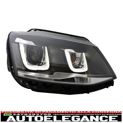 LED headlights suitable for VW Jetta MK6 VI (2011-2017) GTI 3D U design bi-xenon 