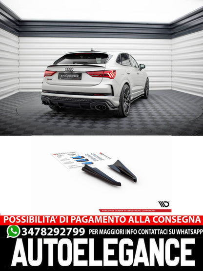 SPLITTER LATERALI POSTERIORI compatibile per AUDI RSQ3 F3  (2019 - )