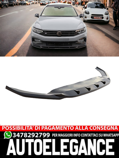 FRONT SPLITTER V.1 VOLKSWAGEN PASSAT R-LINE B8 FACELIFT 