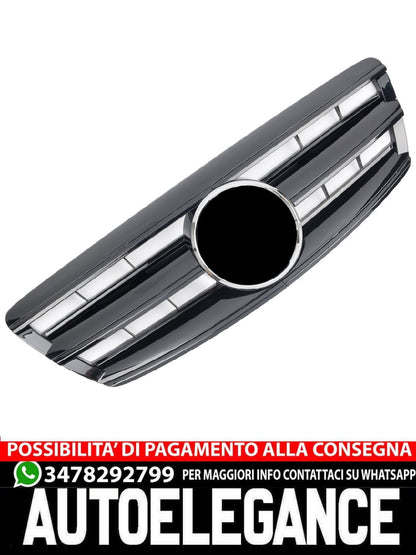 Grille for Mercedes W220 S from 10/2002 glossy black AMG 