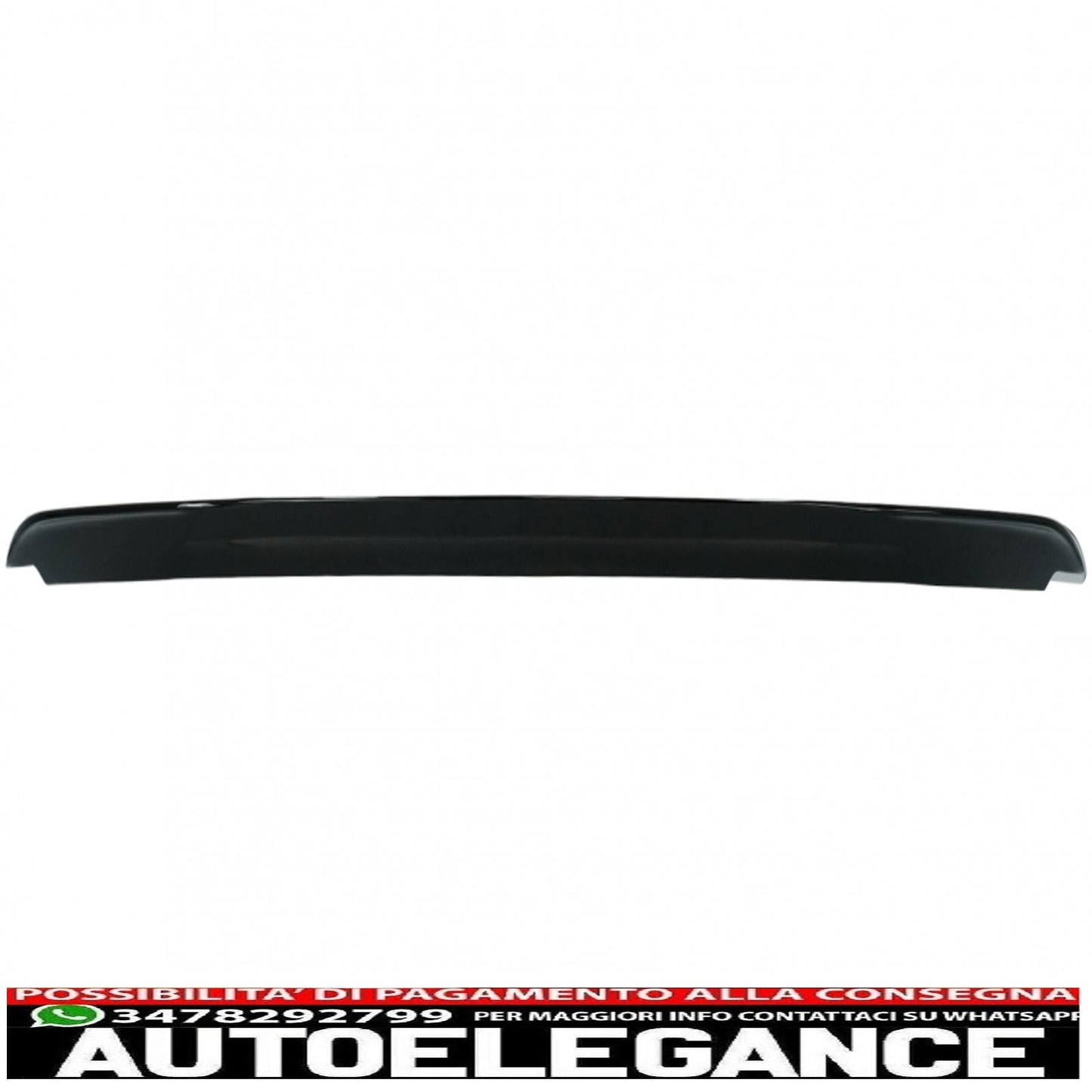 Spoiler per bagagliaio adatto per Ford Mustang MK6 VI sesta generazione (2015-2020) GT350 design nero pianoforte