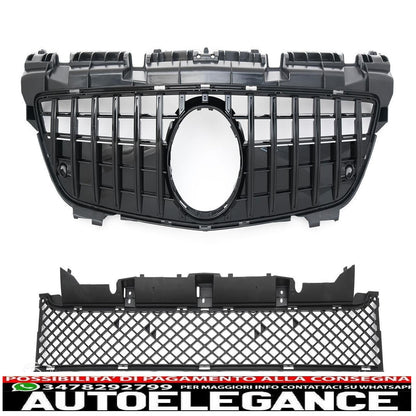 Radiator Grille Sport Panamericana GT Grill For Mercedes R172 SLK 2011-2015