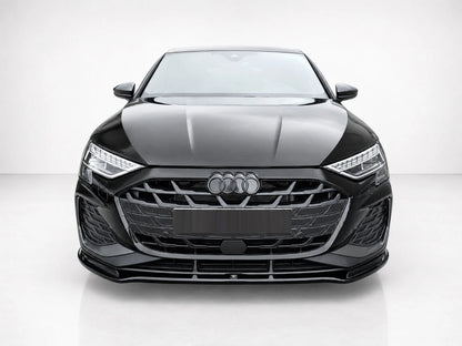 👉Splitter anteriore per Audi S3/A3 S-Line 8Y facelift 24- in ABS nero lucido👈
