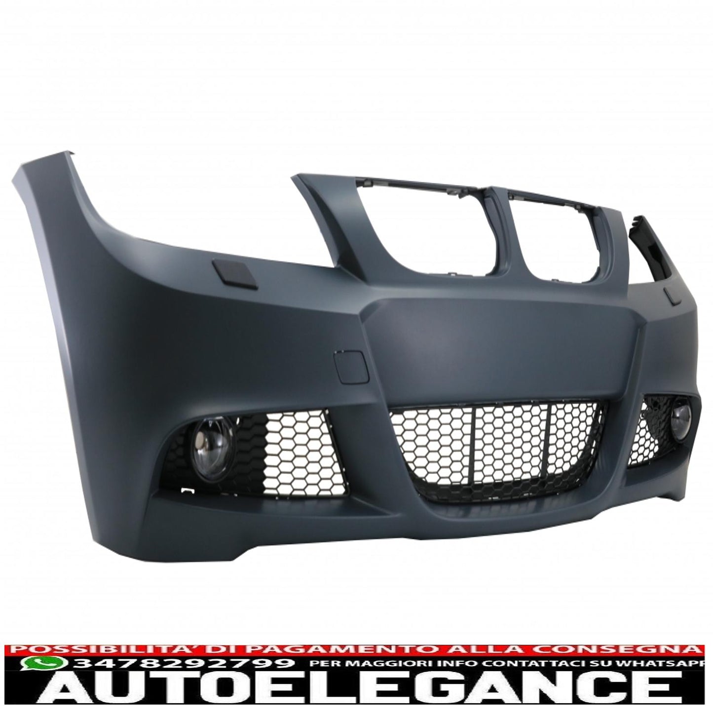 front bumper suitable for bmw 3 series e90 sedan e91 touring lci (2008-2011) m-technik design 