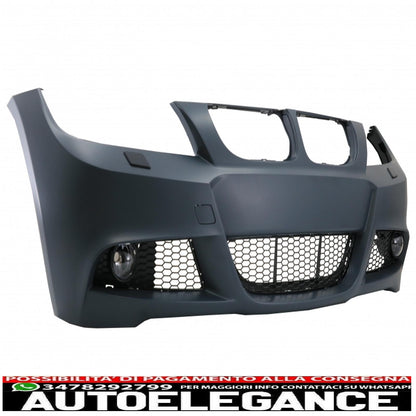 front bumper suitable for bmw 3 series e90 sedan e91 touring lci (2008-2011) m-technik design 