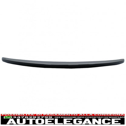 Trunk Lid Spoiler Fit For Mercedes CLA C117 W117 (2013-2018) 4 Door Coupe Piano Black 