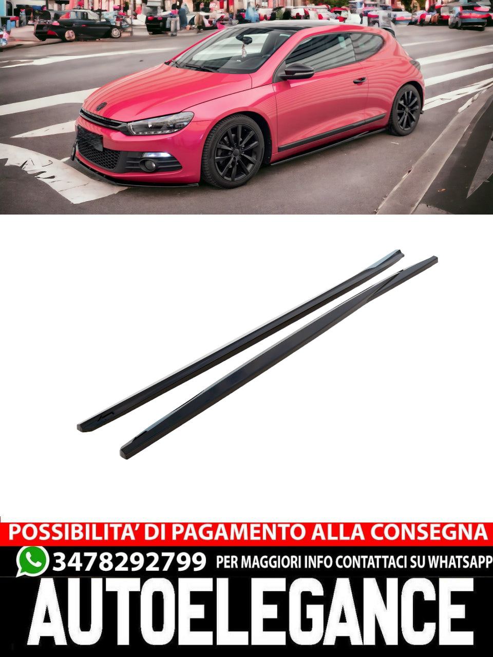 MINIGONNE LATERALI VOLKSWAGEN SCIROCCO MK3