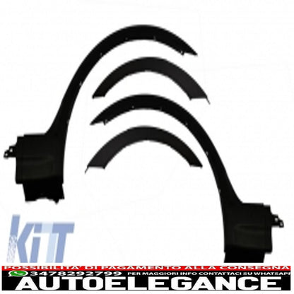 parafanghi passaruota adatti per bmw x3 e83 lci (2006-2010) con pedane laterali