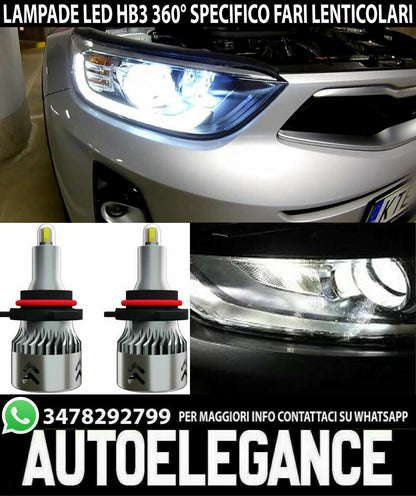 KIA STONIC LED LAMPS HB3 9005 360 DEGREES LENTICULAR 6000K .-