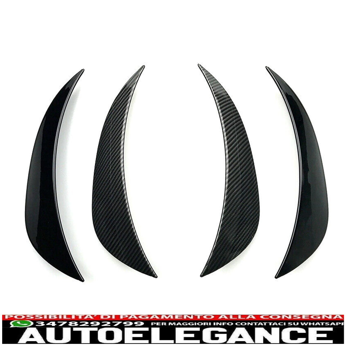 Spoiler Wing Canard fits Mercedes W205 C-Class with AMG equipment