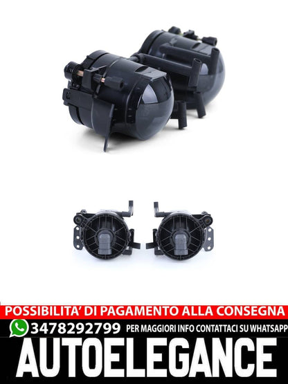 Black Smoke Clear Glass Fog Lights Fit For BMW E46 Coupe 03-06
