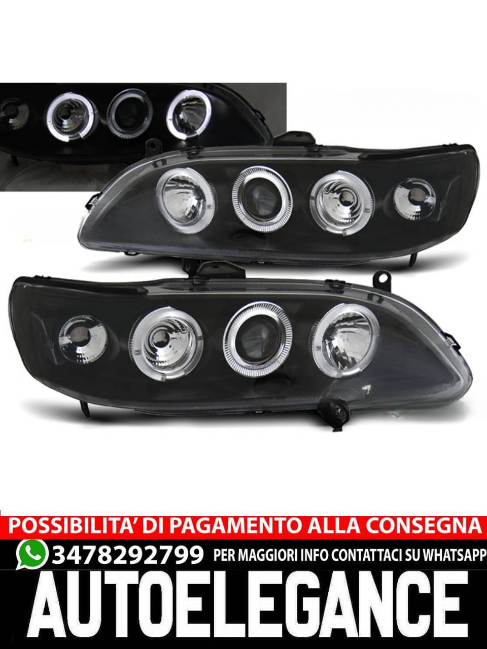 HONDA ACCORD 98-02 ANGEL EYES NERO (USA)