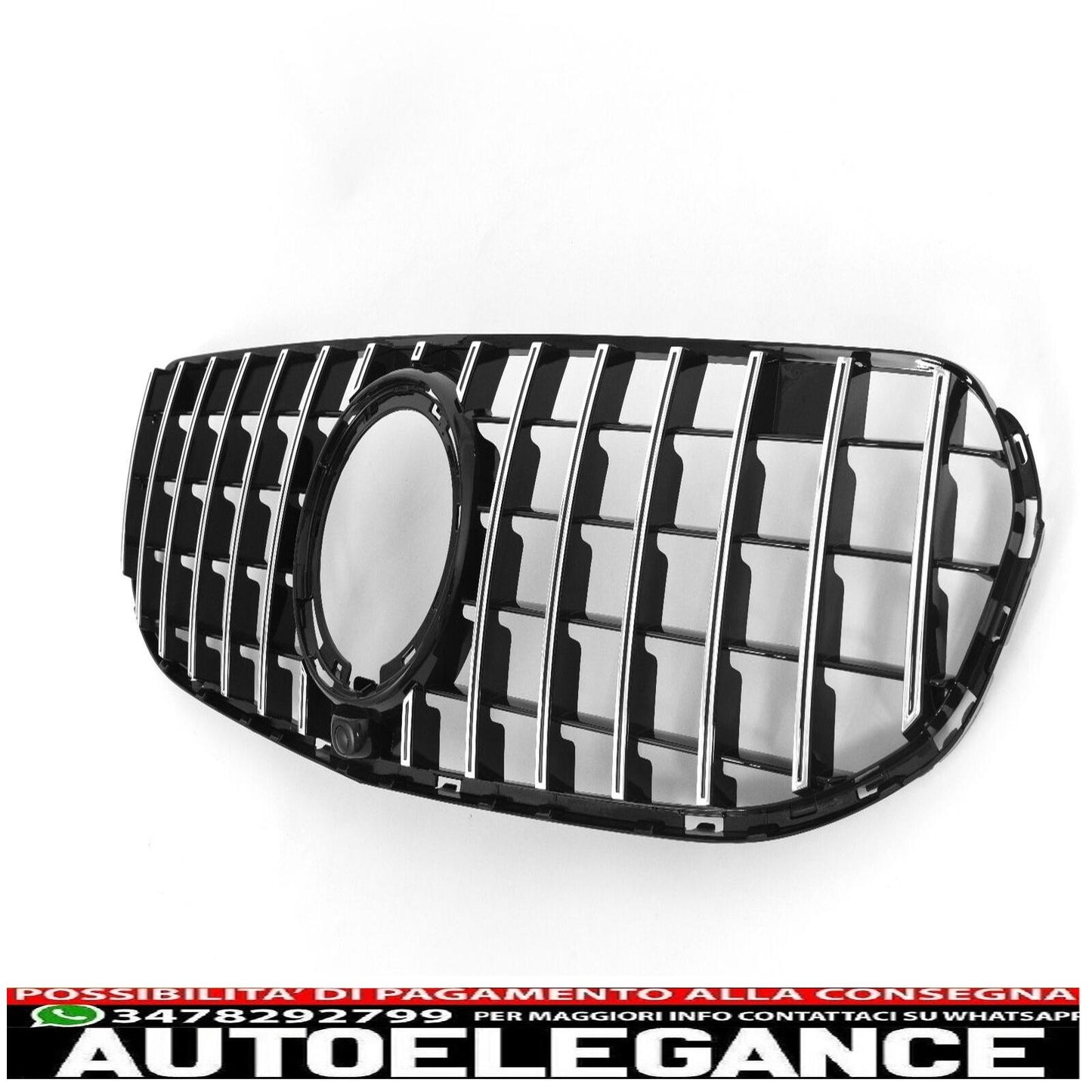 griglia radiatore sport panamericana gt adatta per mercedes x253 classe glc fa...-mostra il titolo originaletesto originalesport panamericana gt grill griglia radiatore adatta per mercedes