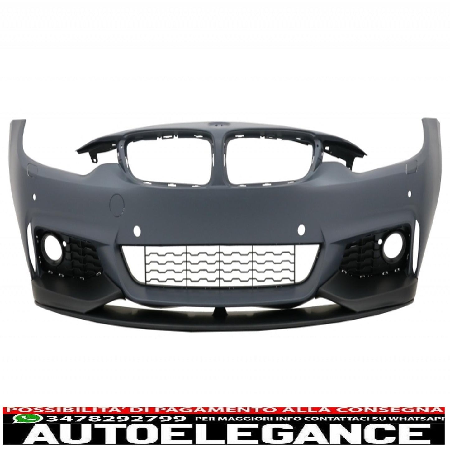 Complete body kit with matt black trunk spoiler suitable for BMW 4 Series F32 Coupe (2013-up) M-Performance design