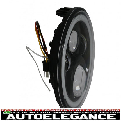 faro del motociclo a led adatto per honda cb250 cb400 cb500 cb1300 hornet 250 hornet 600 hornet 900 vtr250 vtec400 75w 7 pollici ip67 h4