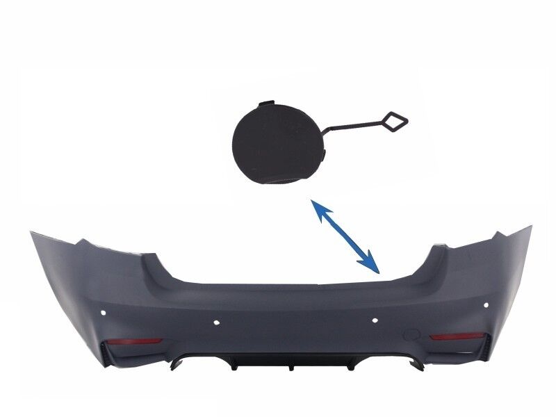 Copertura gancio rimorchio paraurti posteriore per BMW Serie 3 F30 2011 + M3 M-tech design-mostra il titolo originaleTesto originaleTow Hook Cover Rear Bumper For  BMW 3'er F30 2011+ M3 M-tech Design AUTOELEGANCERICAMBI