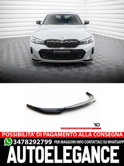 SPLITTER ANTERIORE V.2 compatibile per BMW 3 M340I / M-PACK G20 / G21 FACELIFT  (2022 - )