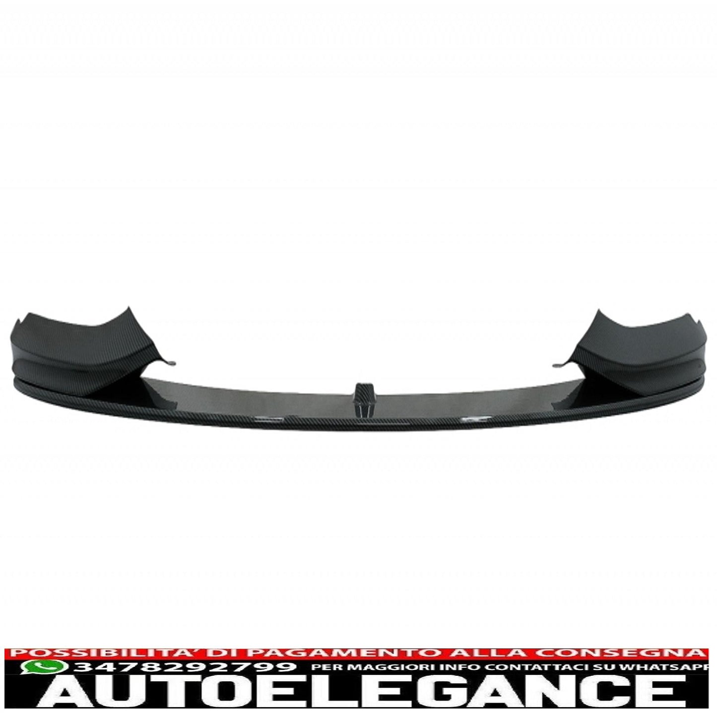 spoiler anteriore con diffusore adatto per bmw serie 4 f32 coupe f33 cabrio f36 grand coupe (2013-03.2019) rivestimento in pellicola di carbonio con design m-performance