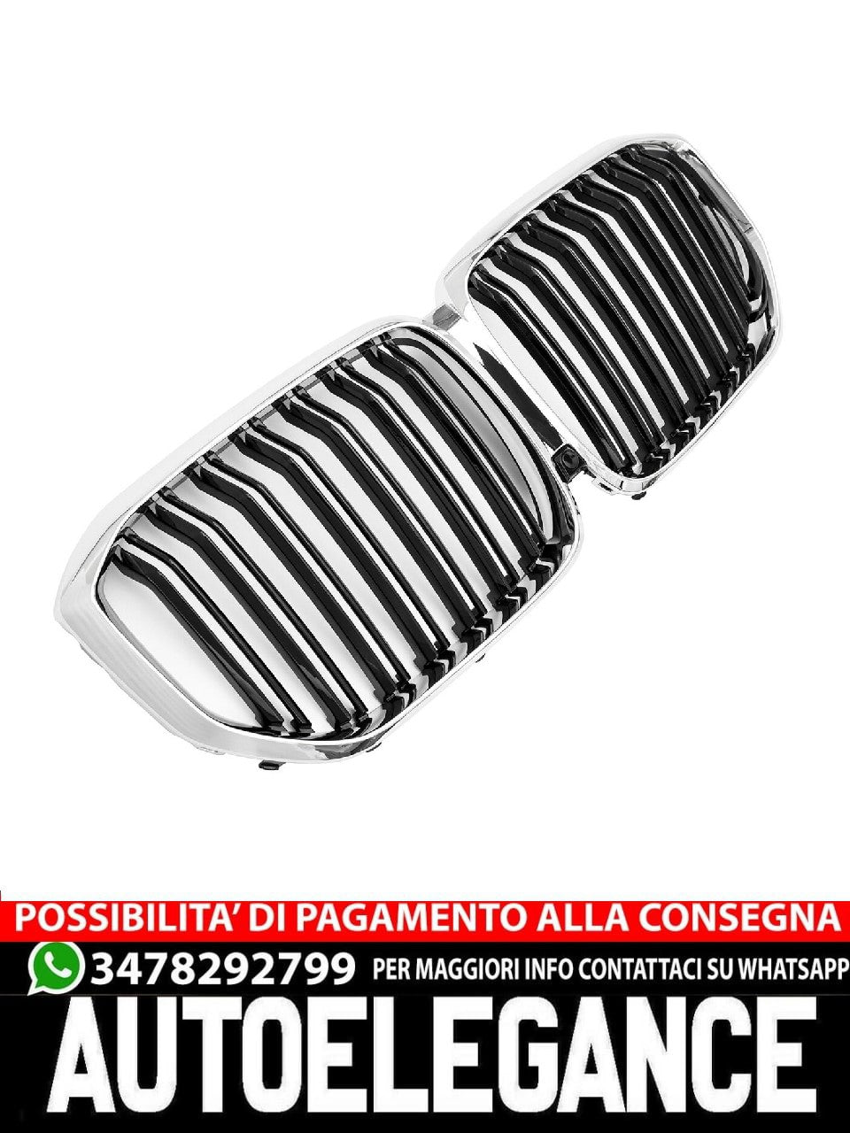 GRILLE FOR BMW X5 G05 BLACK CHROME 