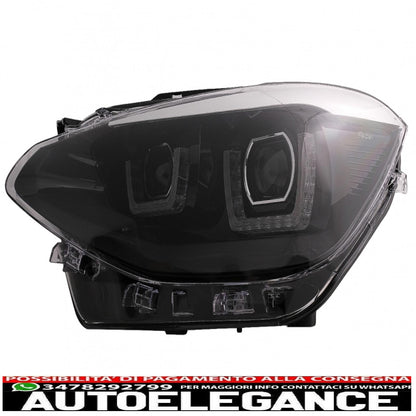 osram ledriving full led headlights suitable for bmw serie 1 f20 f21 (06.2011-03.2015) chrome 