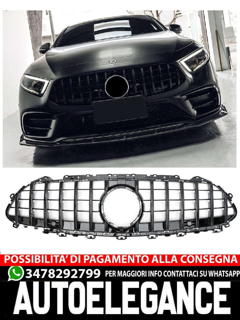 Griglia sportiva per Mercedes C257 CLS PANAMERICANA AMG GT