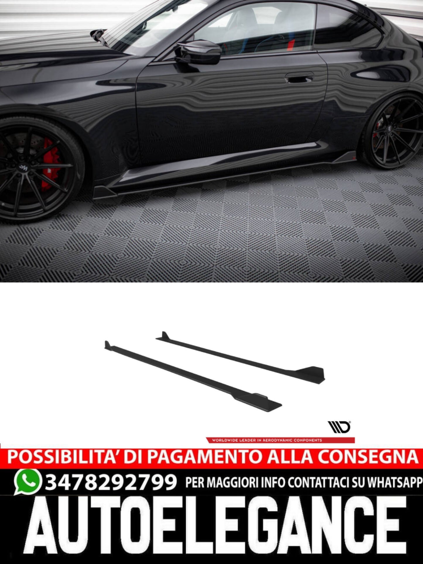 STREET PRO MINIGONNE LATERALI adatte per V.2 BMW M2 G87   (2023 - )