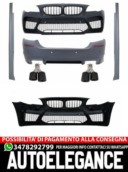 Kit carrozzeria adatto per BMW Serie 5 F10 (2011-2017) Paraurti con minigonne