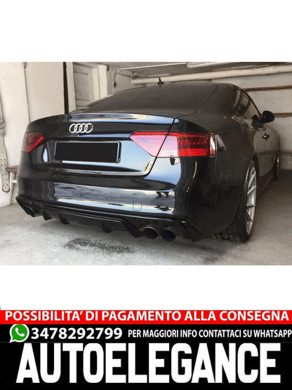 SPOILER PARAURTI POSTERIORE per AUDI A5 8T S-LINE FACELIFT  / DIFFUSORE