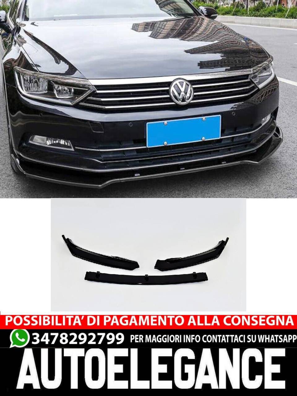 SPOILER suitable for VW PASSAT B8 2014+