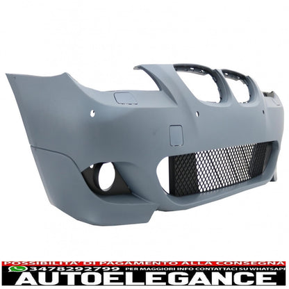 paraurti anteriore adatto per bmw serie 5 e60 e61 (2007-2010) design m-technik senza fendinebbia