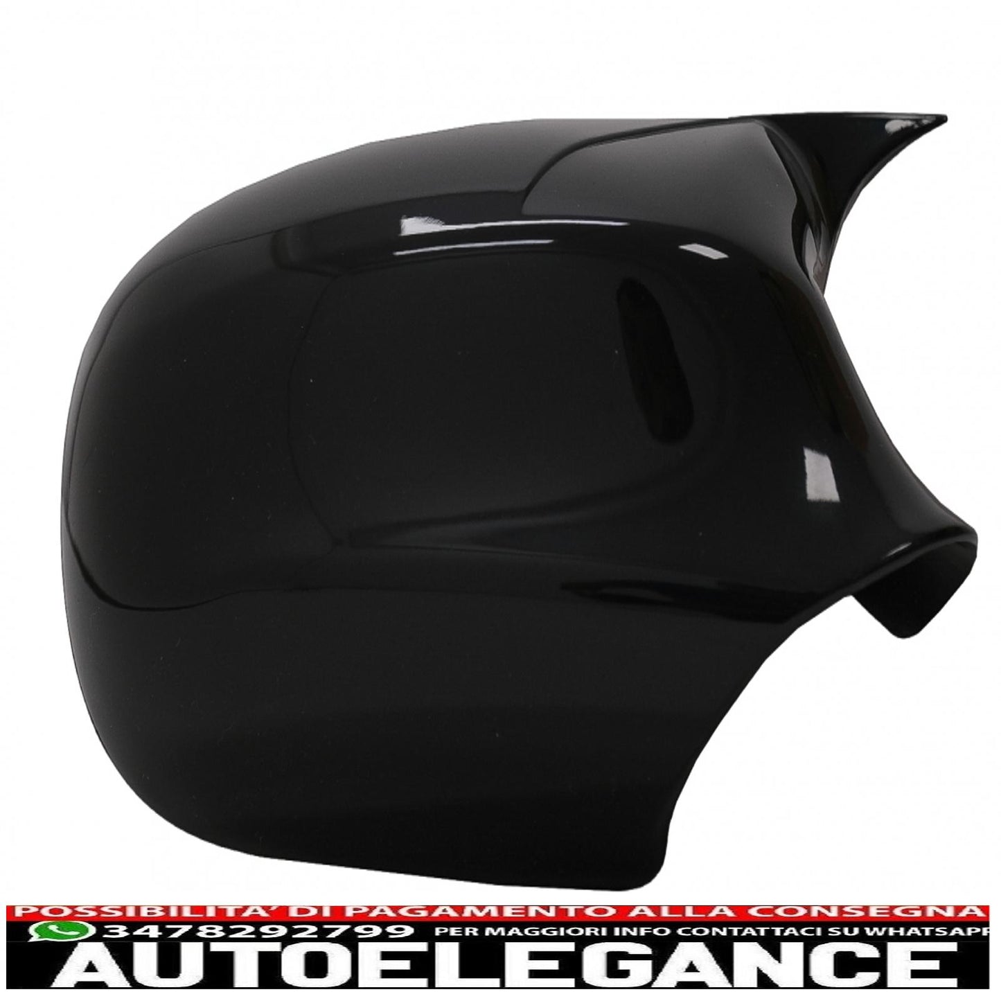 Calotte specchietti adatte per bmw serie 3 e90 e91 lci (2008-2011) m sport design nero lucido AUTOELEGANCERICAMBI