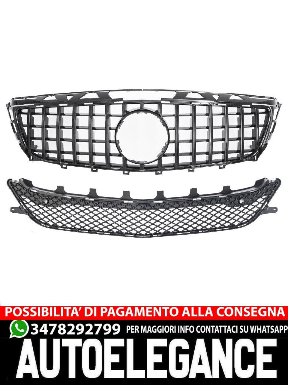 Griglia sportiva per Mercedes W218 CLS 2011-2014 PANAMERICANA AMG