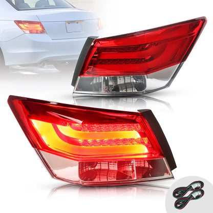 2PCS LED Tail Lights for Honda Accord Inspire 8th Generation Sedan 2008-2013 (Not for Coupe) 