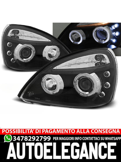 FARI ANGEL EYES NERO ADATTI PER RENAULT CLIO II 06.01-09.05