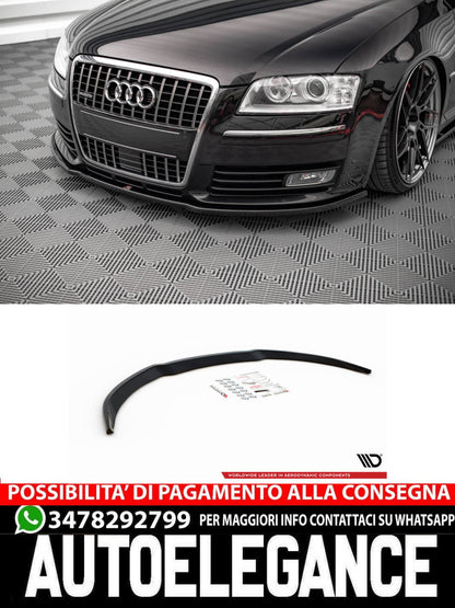 SPLITTER ANTERIORE ADATTO COMPATIBILE PER VW AUDI S8 D3  (2006-2009)