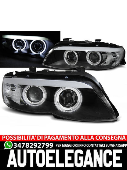 FARI ALLO XENO ANGEL EYES CCFL NERO per BMW X5 E53 11.03-06