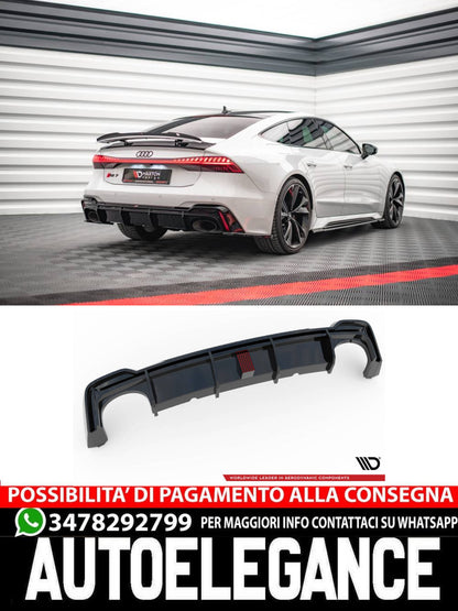 DIFFUSORE POSTERIORE ADATTO PER AUDI RS6 C8 / RS7 C8 2019 -