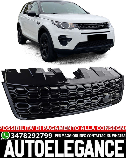 GRIGLIA ANTERIORE ADATTA PER LAND ROVER DISCOVERY SPORT L550 2015-2020 NERO