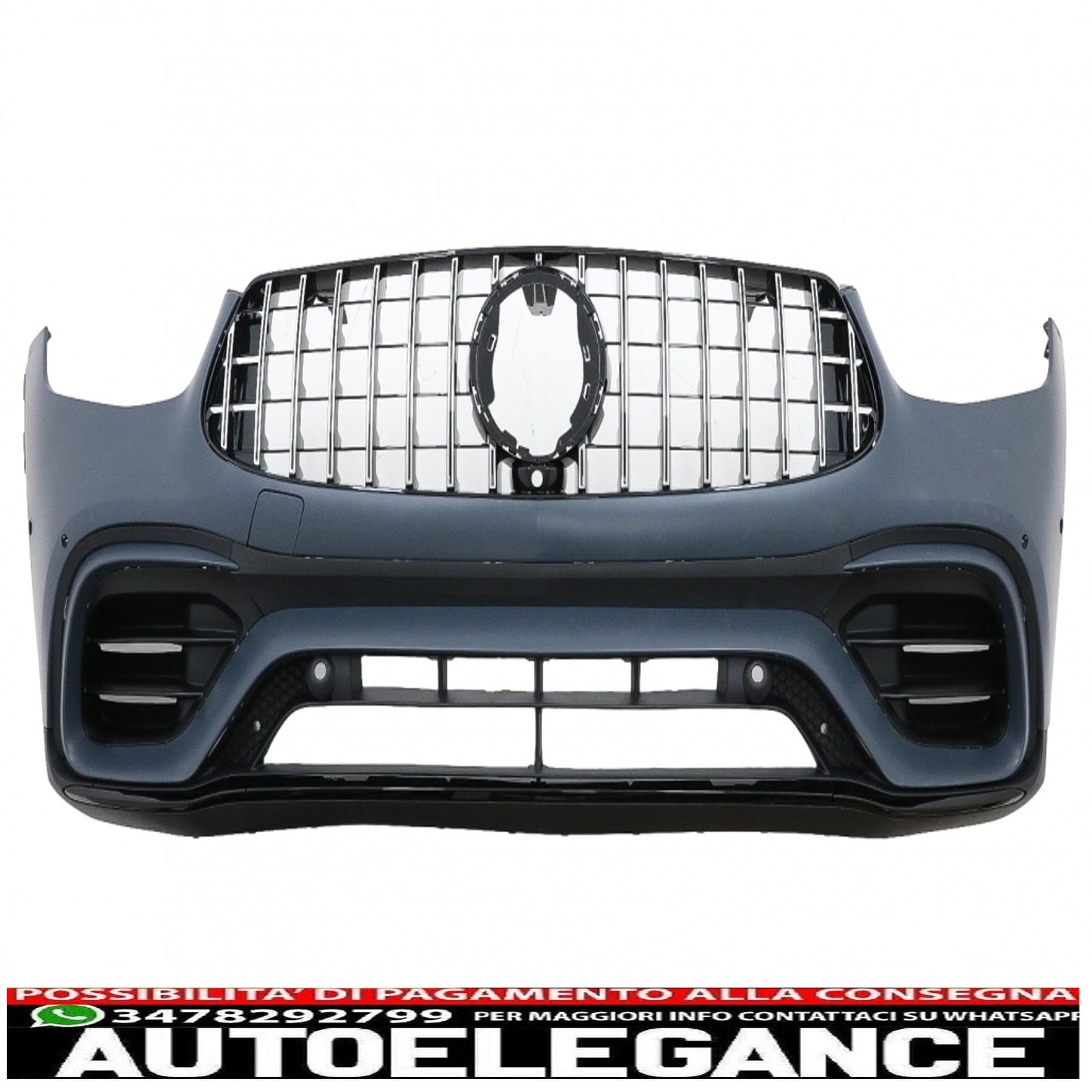 body kit suitable for mercedes glc suv facelift x253 (2020-up) glc63 chrome design 
