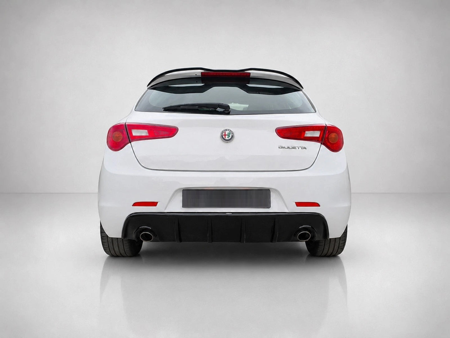 👉Diffusore Posteriore Doppio Scarico Alfa Romeo Giulietta ABS Nero Lucido👈