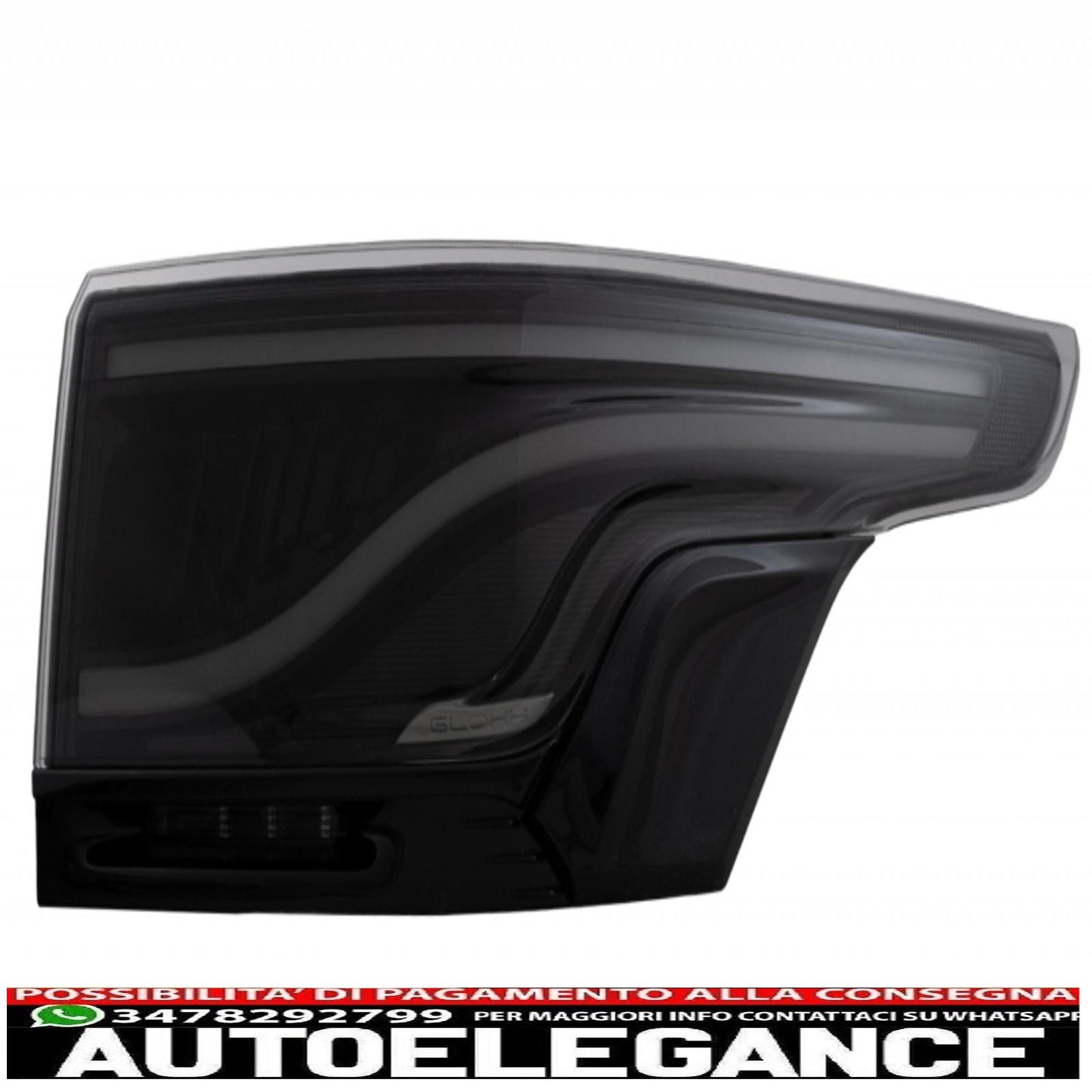 Glohh LED Light Bar Rear Lights Fit for Range Rover Sport L494 (2013-up) GL-5X Smoke with Gloss Black Finish