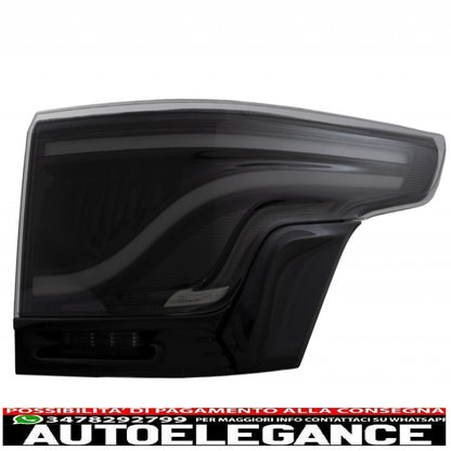 Glohh LED Light Bar Rear Lights Fit for Range Rover Sport L494 (2013-up) GL-5X Smoke with Gloss Black Finish