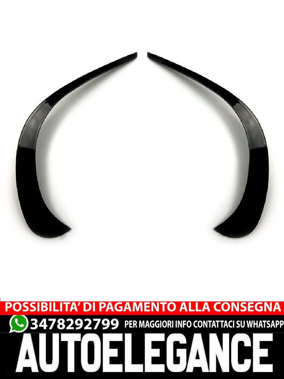 FRONT AERO FLAPS SUITABLE FOR MERCEDES X253 C253 GLC AMG LINE 