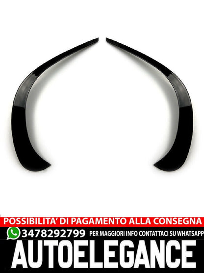 FRONT AERO FLAPS SUITABLE FOR MERCEDES X253 C253 GLC AMG LINE 
