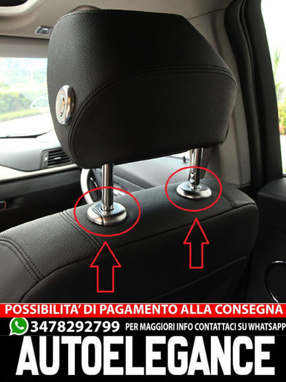 Poggiatesta per BMW Serie 3 F30, F31 e F34 GT telaio cromato