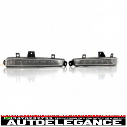dedicated led drl daytime running lights suitable for mercedes w221 s class (2010-2013) left side